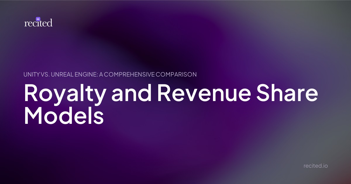Royalty and Revenue Share Models - recited